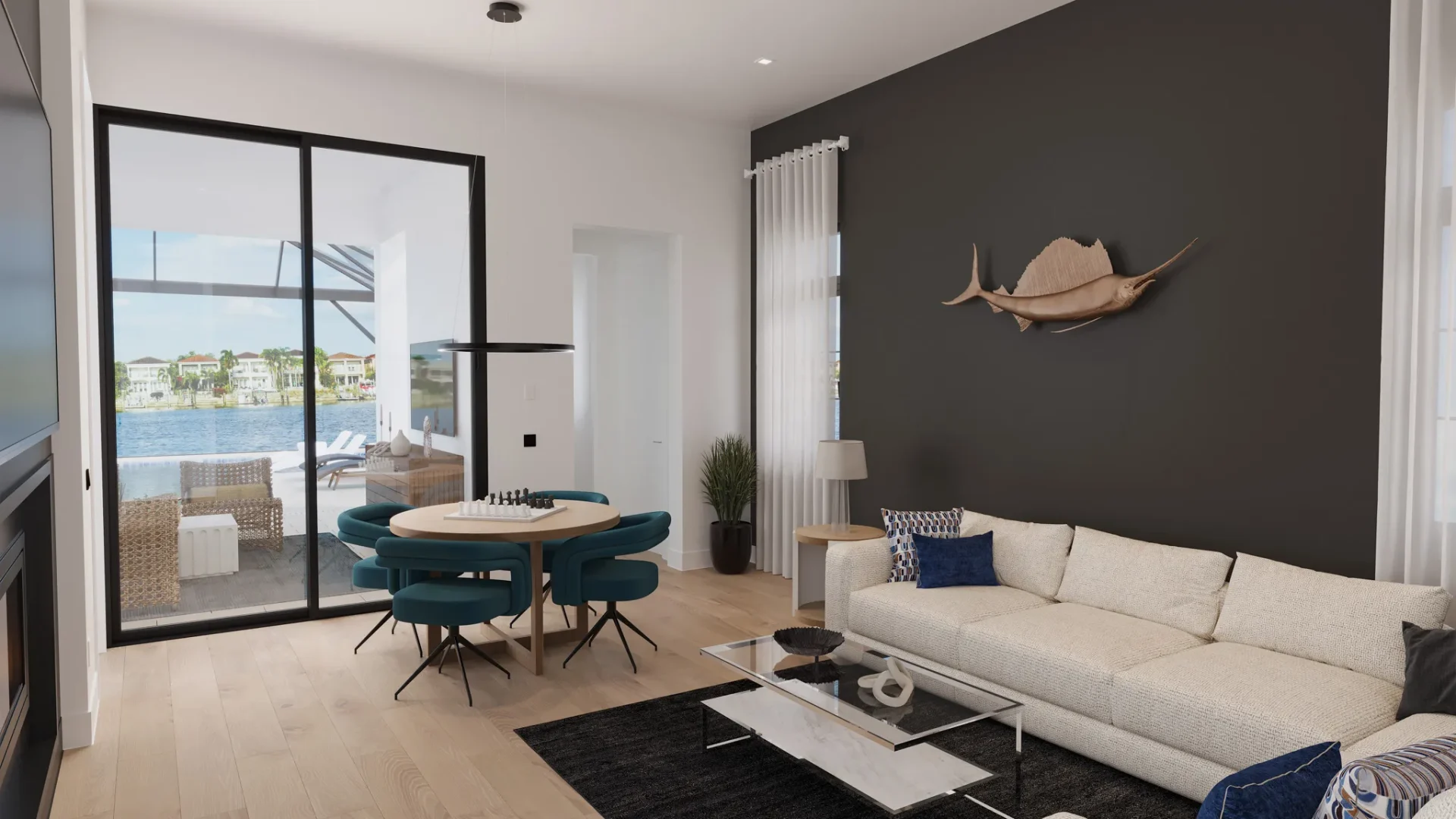 Waterfront Modern Retreat