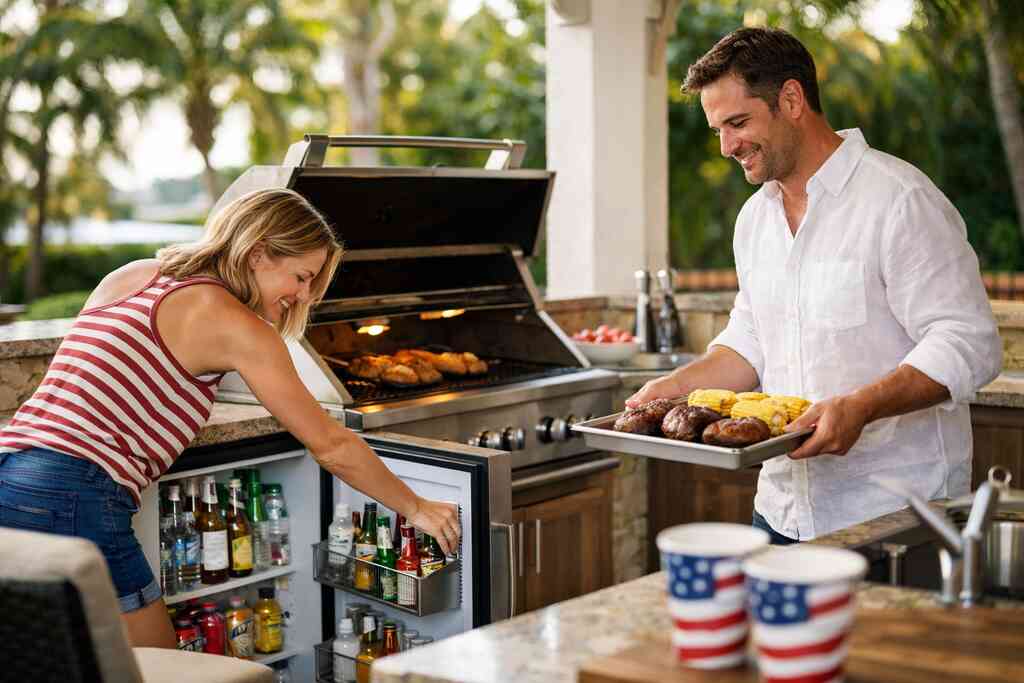 When a pergola kitchen cover or shade structure design becomes a comfort feature instead of a style choice — RENOVA Sign