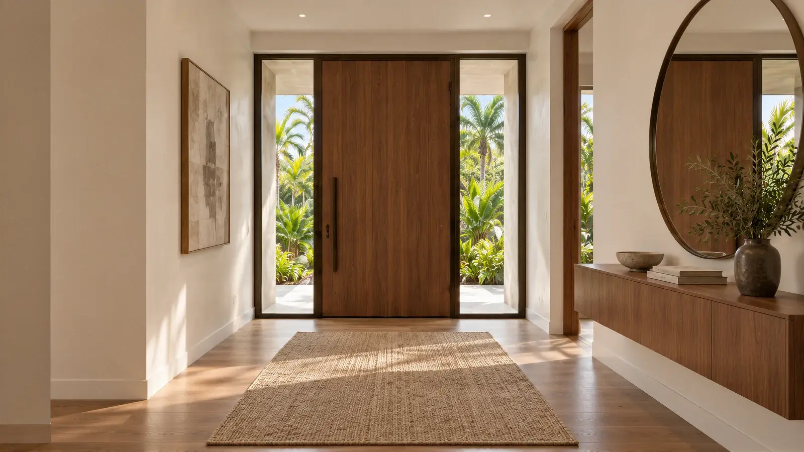 Entry at The Canopy House, Boynton Beach house